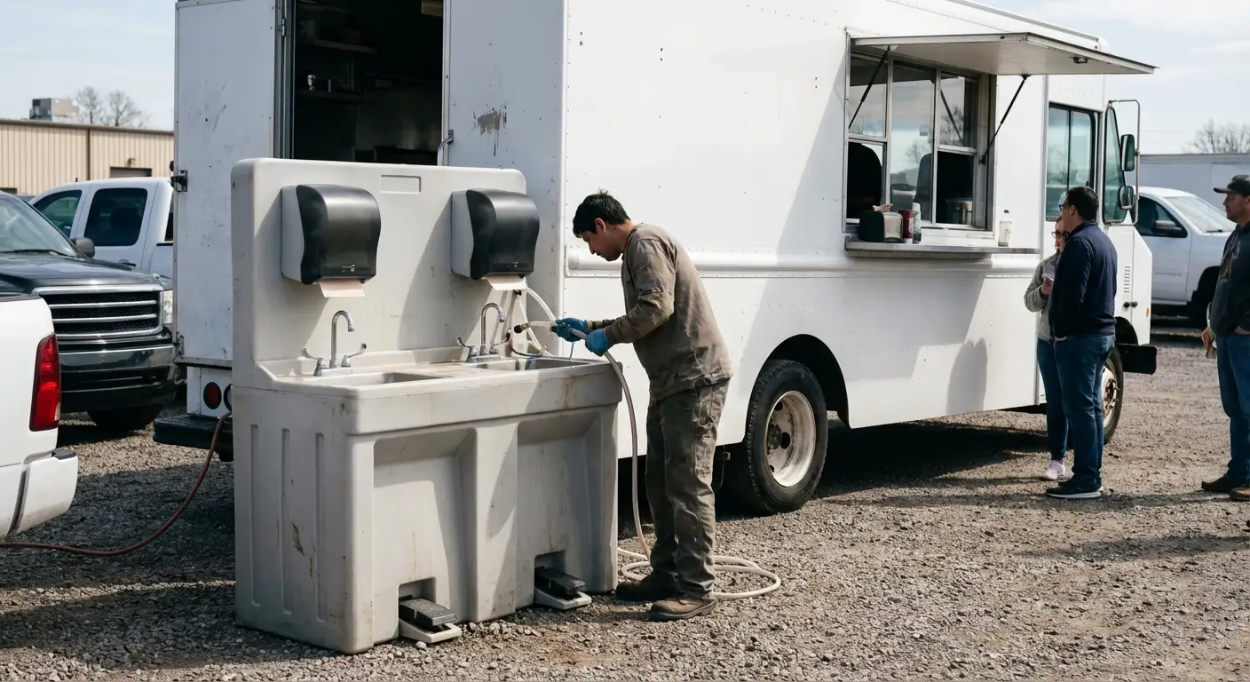 Hand Wash Station in Flint, MI