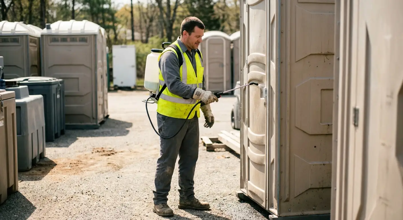 Sanitation safety protocols and portable restroom rental in Flint, MI